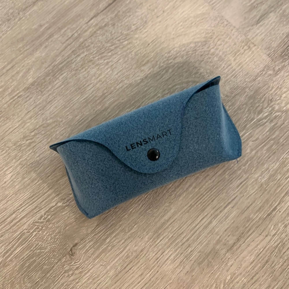 Lensmart Blue Glasses Case